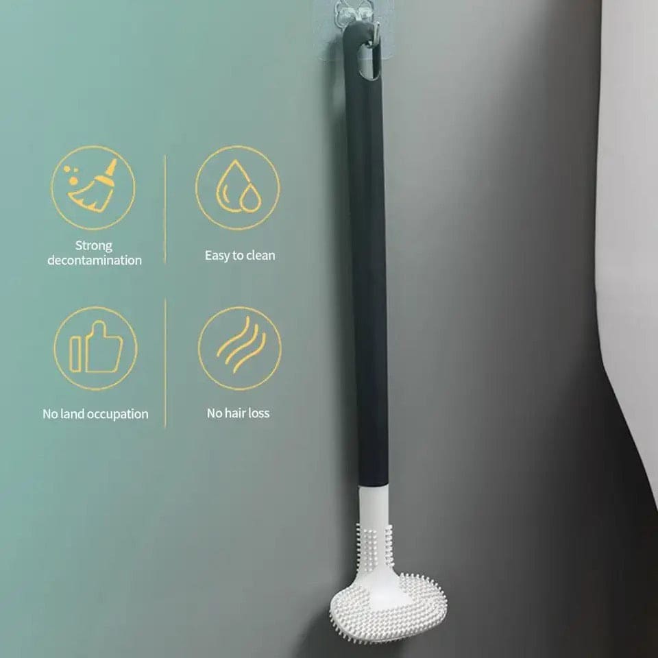 Toilet Bowl Cleaner Brush, Long Rounded Grip Wall Mounted Silicone Toilet Brushes, Dead Angle Soft Hair Cleaning Toilet Brush, Wall Mounted Silicone Toilet Brush, Silicone Golf Toilet Cleaning Brush, Tub Cleaning Brush, Flexible Bendable Toilet Brush Toilet Bowl Cleaner Brush, Long Rounded Grip Wall Mounted Silicone Toilet Brushes, Dead Angle Soft Hair Cleaning Toilet Brush, Wall Mounted Silicone Toilet Brush, Silicone Golf Toilet Cleaning Brush, Tub Cleaning Brush, Flexible Bendable Toilet Brush